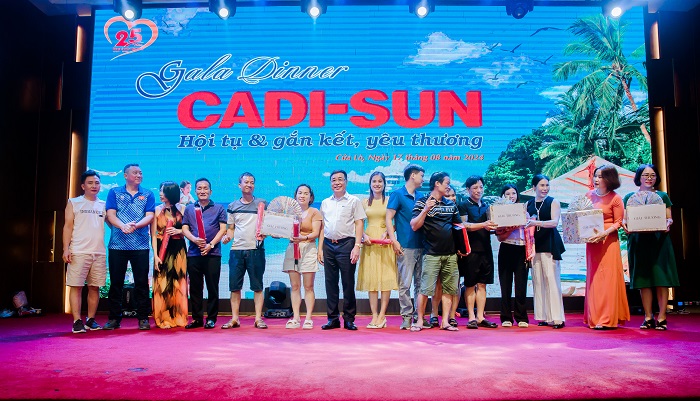 CADI-SUN tổ chức cho toàn bộ người lao động du lịch Cửa Lò